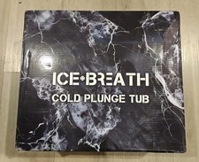 Ice Breath Inflatable Portable Cold Plunge Ice Bath Tub for Athletes w/ Cover