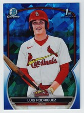 2023 Bowman Chrome Sapphire Luis Rodriguez 1st Rookie RC Refractor #BCP-130