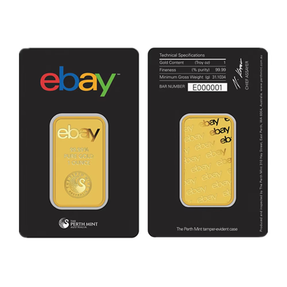 1oz MOVIE PROPS Gold Bar Seal Packaging With Serial Number Collection Gift