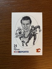 1986-87 Kraft Drawings #24 Jim Peplinski, Calgary Flames NMMT