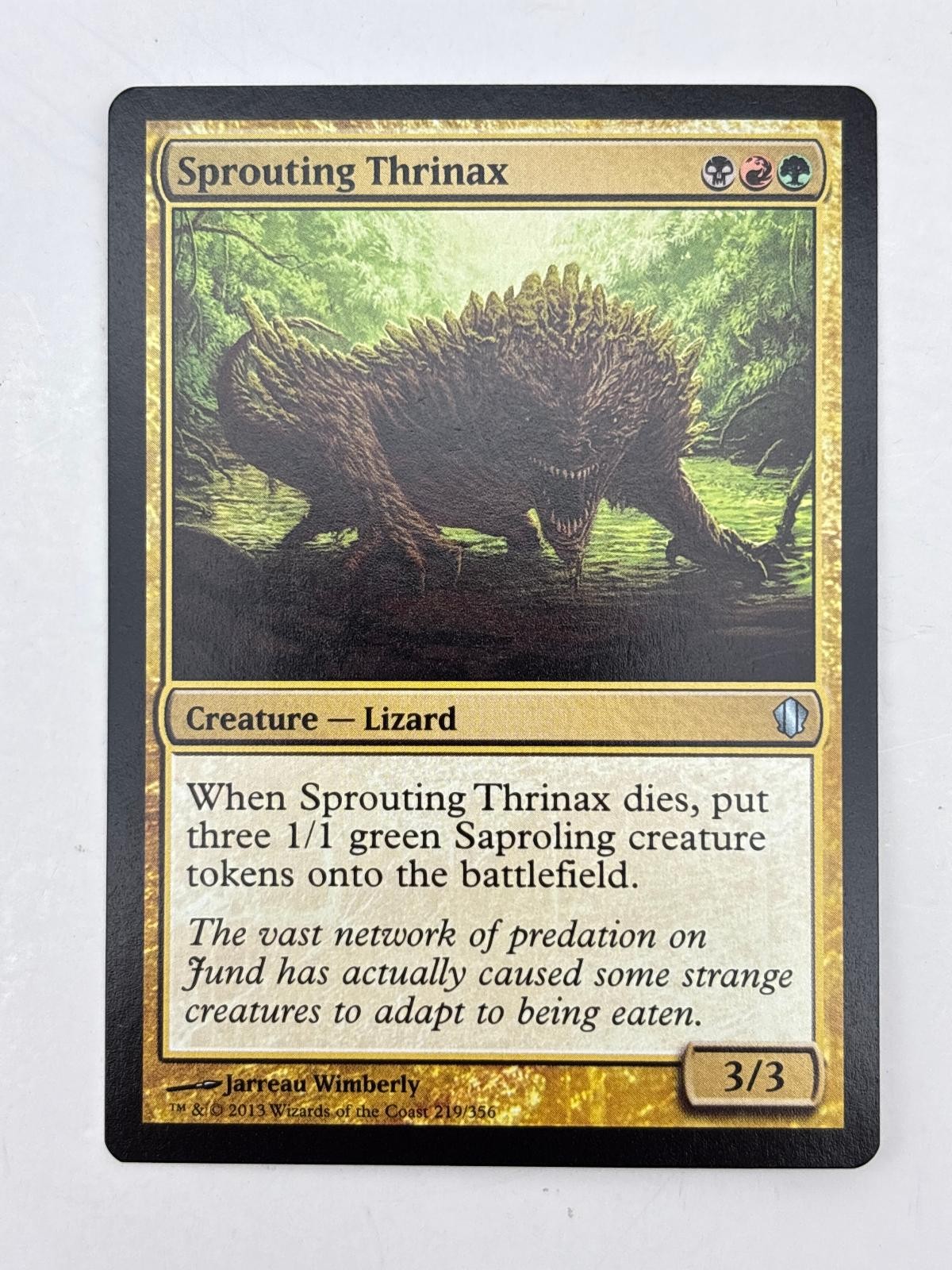 Sprouting Thrinax 219 Uncommon Commander 2013 Magic: The Gathering Near Mint