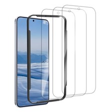 3 Pack Screen Protector for Samsung Galaxy S24 Plus with Frame 9H Tempered Glass