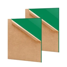 2 Pack 16'' x 20'' Opaque Green Acrylic Sheet 3mm Thick Acrylic Plastic Sheet...