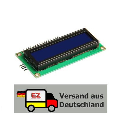 LCD 1602 IIC/I2C Blau Hintergrundslicht Arduino-kompatibel Bildschirm
