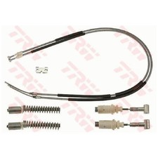 2x Handbremsseil hinten für Ford Escort 5 AFL ALL 6 GAL AAL ANL | 23868381