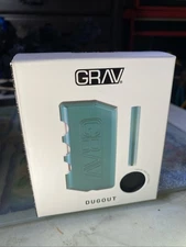 #GRAV Dugout Turquoise Collectible Travel Stash Store Pipe Brand New Never Open