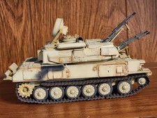 Vintage Soviet ZSU-23-4 Shilka Self-Propelled Anti-Aircraft SPAAG Tank, 1:35