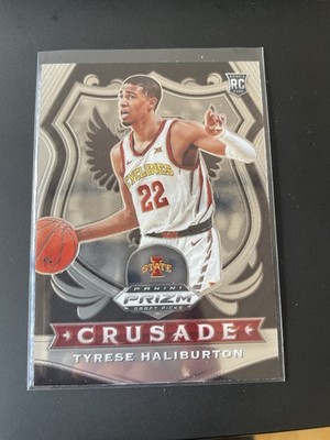 Tyrese Haliburton RC 2020 Panini Prizm Draft Picks Crusade Rookie Card