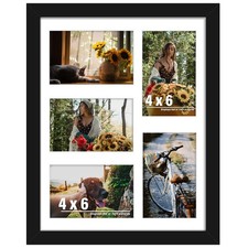 11x14 Collage Picture Frame, 4x6 Collage Picture Frame, Displays Five 4x6 inc...