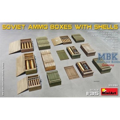 MINIART MA35261 Soviet ammo boxes w/shells