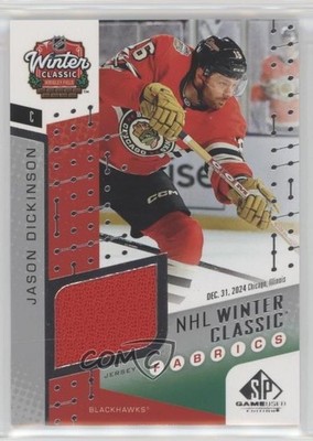 2025 Upper Deck SP Game Used Edition Winter Classic Fabrics Jason Dickinson 0o5t