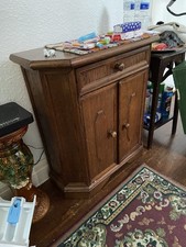 Dark Wood Hallway Side Table Console