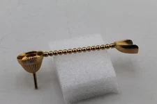 Rare Tiny Antique Vintage Perfume Funnel Compact Powder Scoop Barley Twist Small