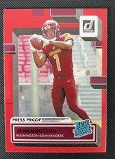 2022 Panini Donruss - Rated Rookie Jahan Dotson #310 Press Proof Red (RC)