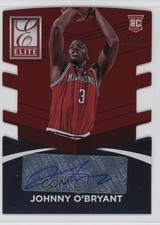 2014 Donruss Elite Status Signatures Red Die-Cut /99 Johnny O'Bryant #4 Auto 5c2