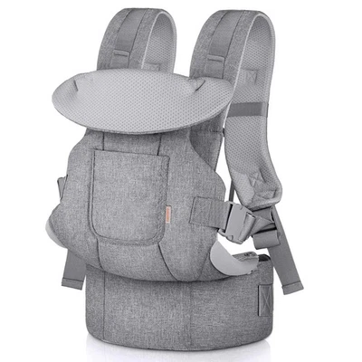 GAGAKU Ergonomische Babytrage Kinder Bauchtrage Rückentrage Tragegurt 0-15KG DE - Bild 1 von 4