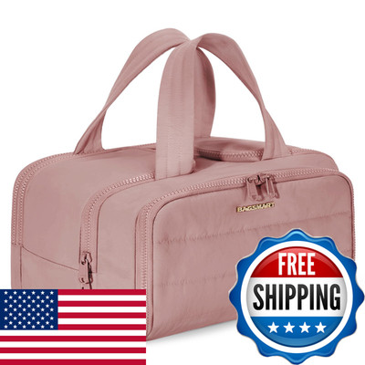 Bagsmart Travel Toiletry Bag Lightweight Large Wide-Open Travel Bag For Women