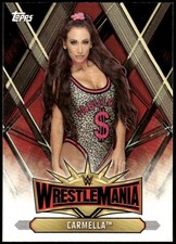 2019 Topps WWE Road to Wrestlemania #WM-48 Carmella Wrestlemania 35 Roster