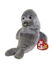 TY Beanie Baby - SLIPPERY the Seal 7 inch - MWMTs Stuffed Animal Toy