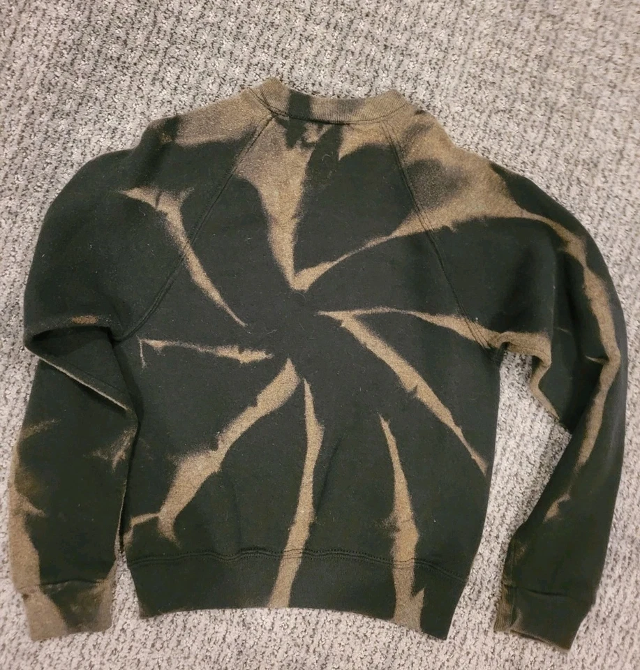 Sudadera Vintage Niños Tie Dye Talla M (10) Juvenil Hecha en EE. UU. Suéter Años 80 90 Foto 3 de 4
