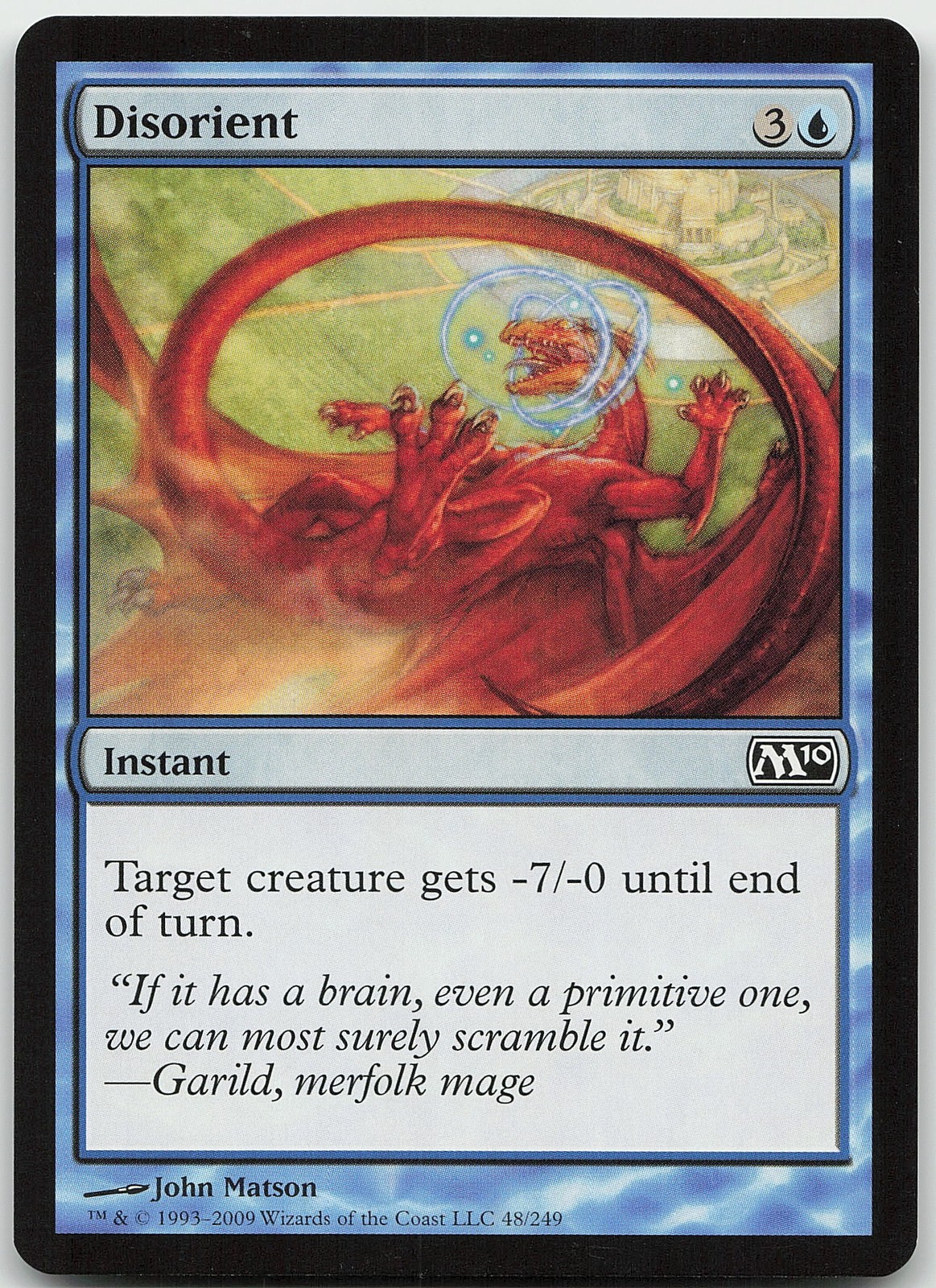 Disorient 48 Common Magic 2010 (M10) NM MTG