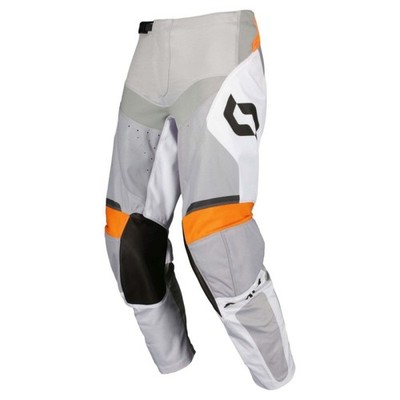 Scott Evo Race Pants MX Off-Road Bright White Shocking Orange