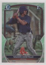 2023 Bowman Draft Chrome Lunar Glow Refractor Nazzan Zanetello #BDC-3 0w3