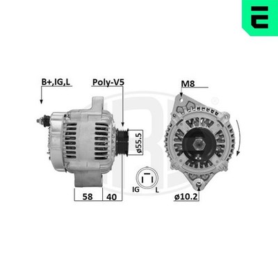 Lichtmaschine Generator Lima ERA 209661A 14V für JAGUAR XJ X300 X330 XJSC X27