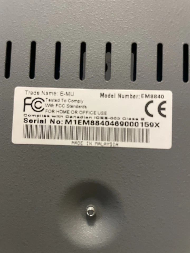 E-MU 1820 Master-Level Recording System EM8840 Music system - Image 3 of 4