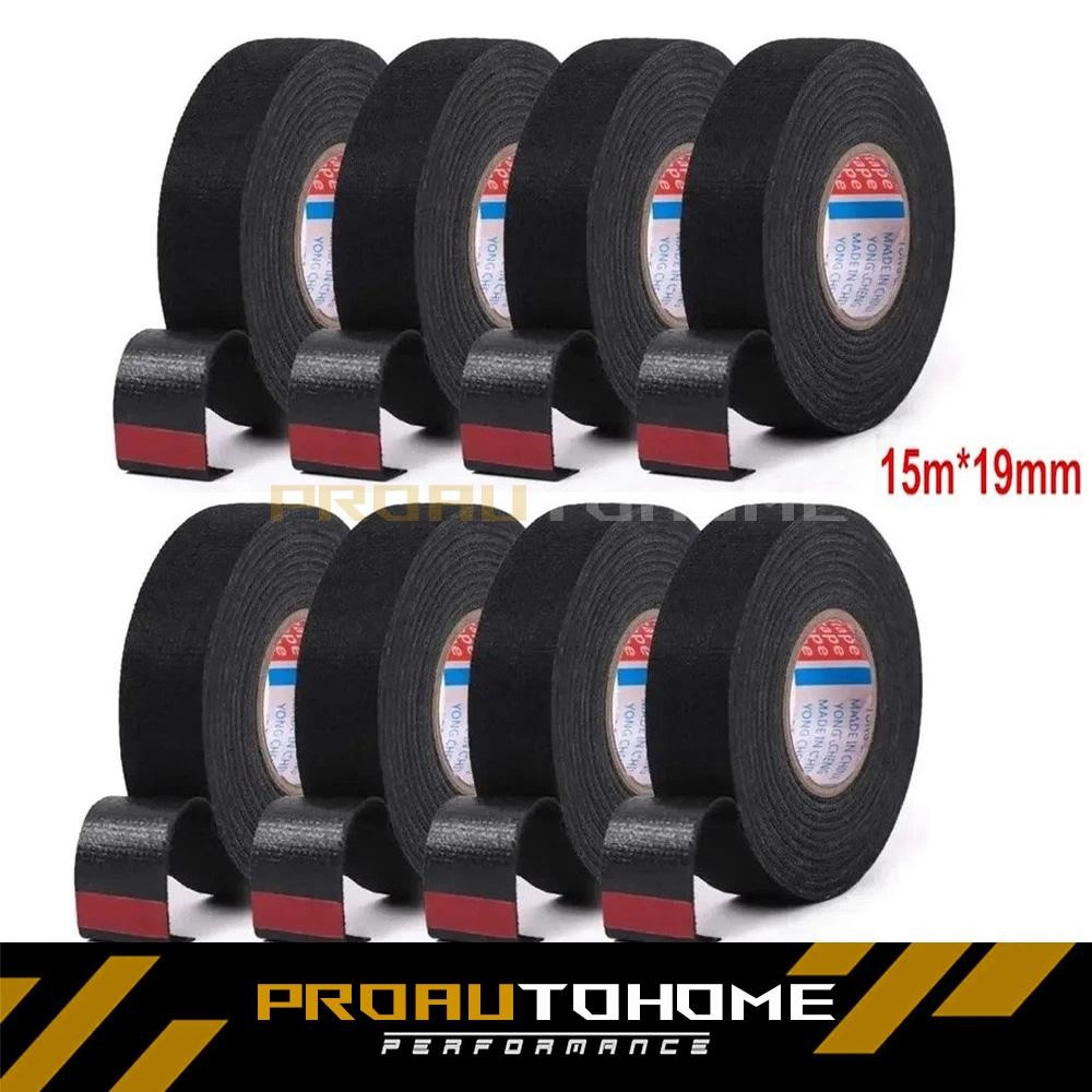 8 Rolls Cloth Tape Wire Electrical Wiring Harness Car Auto SUV truck 19mm*15m US