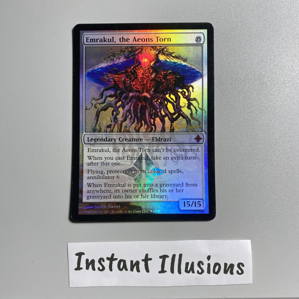Emrakul, the Aeons Torn - Rise of the Eldrazi Pre-Release Promo | eBay