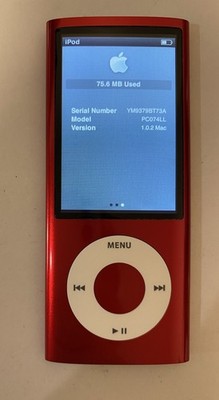 Apple iPod nano 5th Generation (PRODUCT) RED (16 GB) for sale