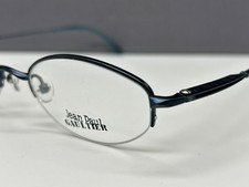 Occhiali da vista Jean Paul Gaultier uomo donna rotondi ovali titanio blu 55 0056 NP:249€