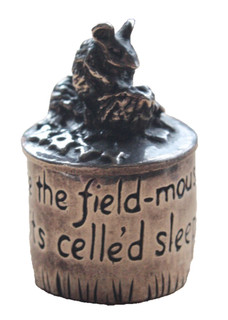 SILVER SCENES Field Mouse Trinket Box PRE OWNED