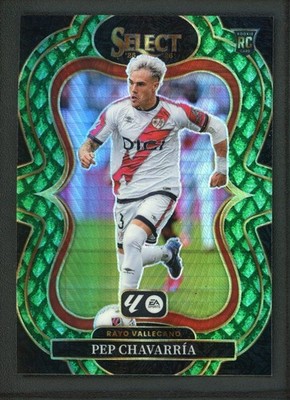 2025-26 PEP CHAVARRIA 03/28 PANINI SELECT LA LIGA MEZZANINE JADE DRAGON SCALE RC