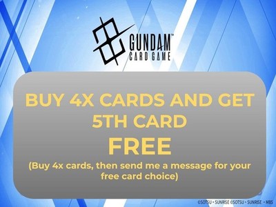 OFFER! GUNDAM TCG CARD GAME - GD01 NEWTYPE RISING C / U  SINGLE CARDS