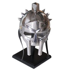 Gladiator Maximus Arena Helmet  Medieval Wearable Mens Helmet Full Size  Ha...