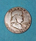 1951 Half Dollar 90% Silver franklin Philadelphia mint