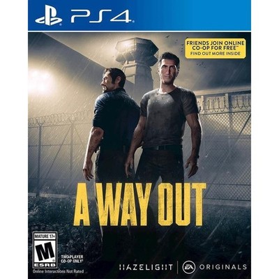 A Way Out PlayStation 4 PS4 Brand NEW Factory SEALED