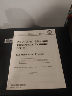 The Navy Electricity And Electronics Training Series: Test Methods  Practices 