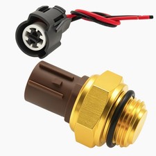 Radiator Coolant Fan Switch 37760-P00-003 201-1650 with Connector Black
