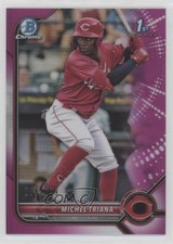2022 Bowman Chrome Prospects Fuchsia Refractor 15/199 Michel Triana #BCP-75 5h0