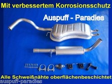 Abgasanlage Auspuffanlage für VW New Beetle 1.8T & 2.0 Typ 9C1 / 1C1 & 1Y7 + Kit