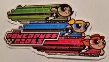 POWERPUFF GIRLS--NEW--Vintage 2000 Prismatic Vending Machine Sticker 262