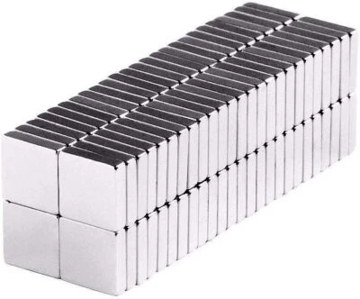 KUAHOME lot of 25 OR 100 1/2 x 1/2 x 1/8" Inch Neodymium Rare Earth Block Magnets N52