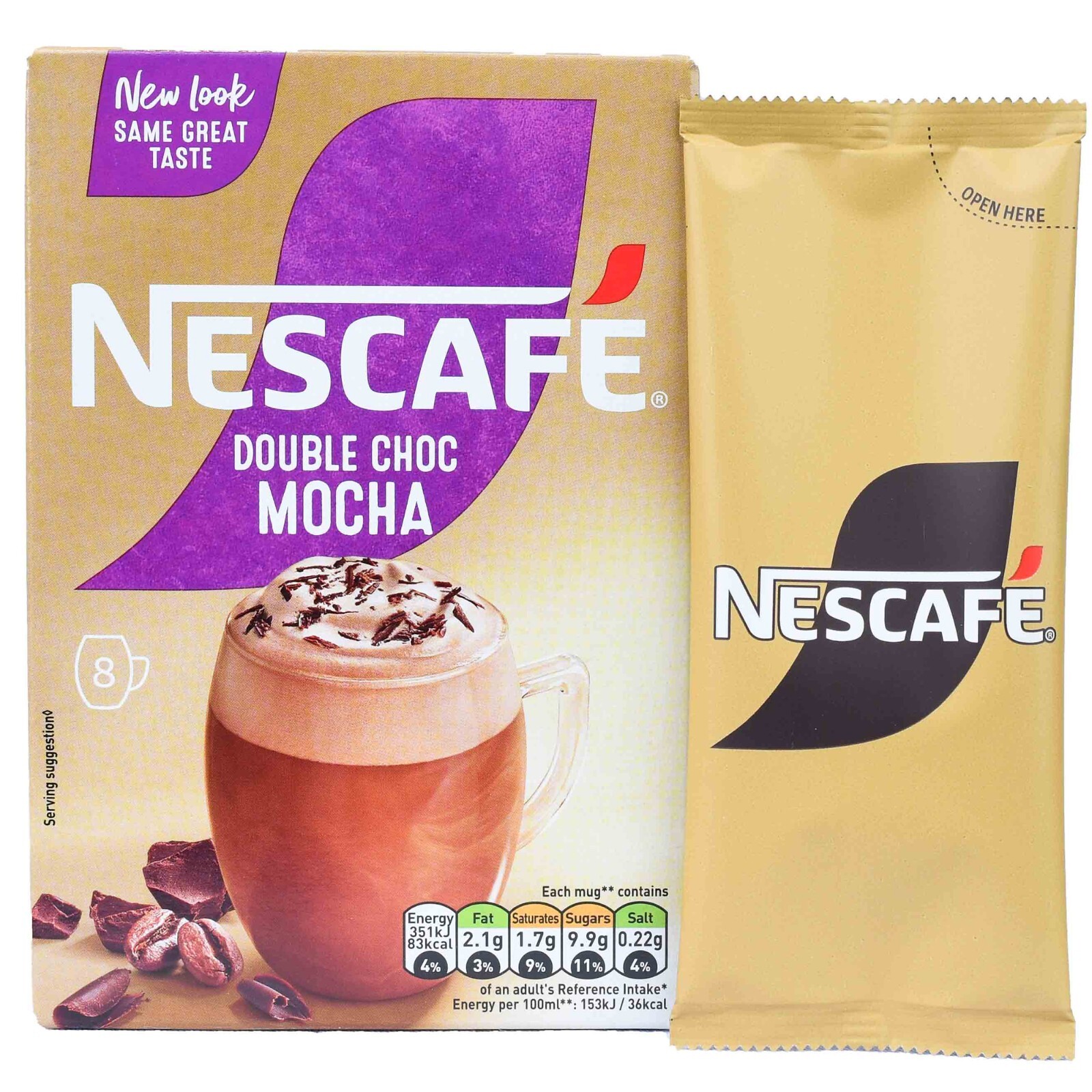 Nescafe double chocolate mocha - 1 X 8 Sachets