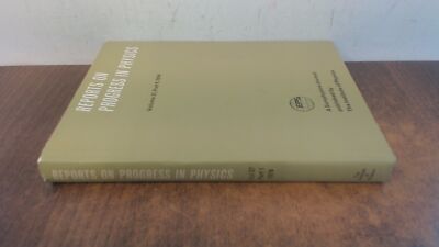			Reports On Progress In Physics, Vol 37, Part 1  1974, J M Ziman (		