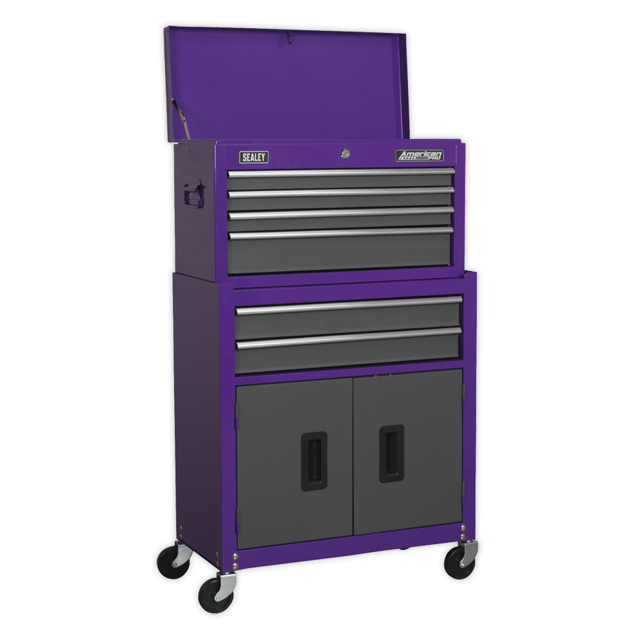 Sealey AP2200BBCP Topchest & Rollcab Combination 6 Drawer Ball Bearing