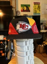Vintage 90s Apex One NFL Kansas City Chiefs Snapback Hat Cap Side Spell Out