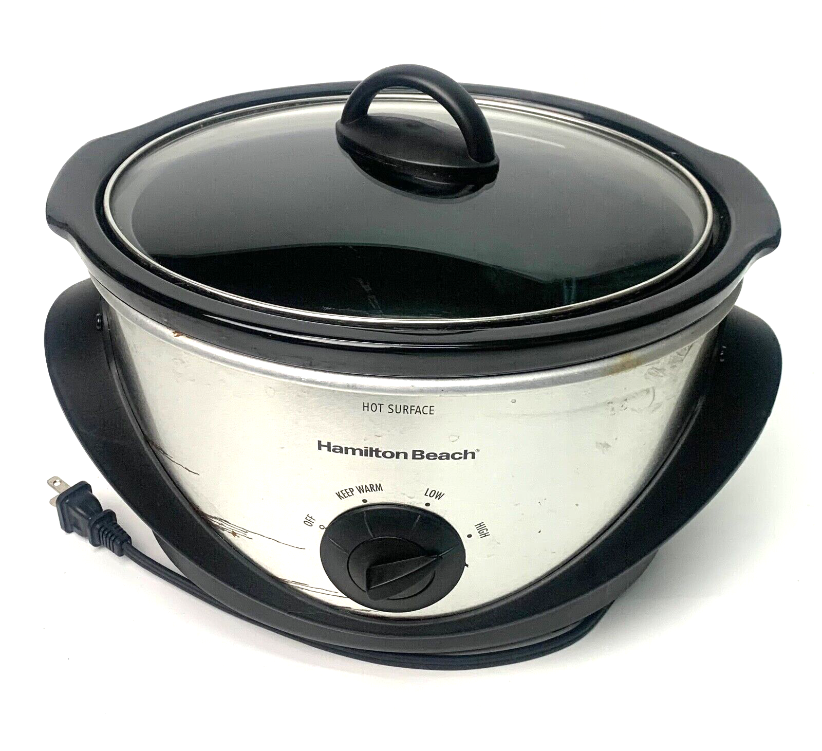 Hamilton Beach 4 Quart Silver Slow Cooker